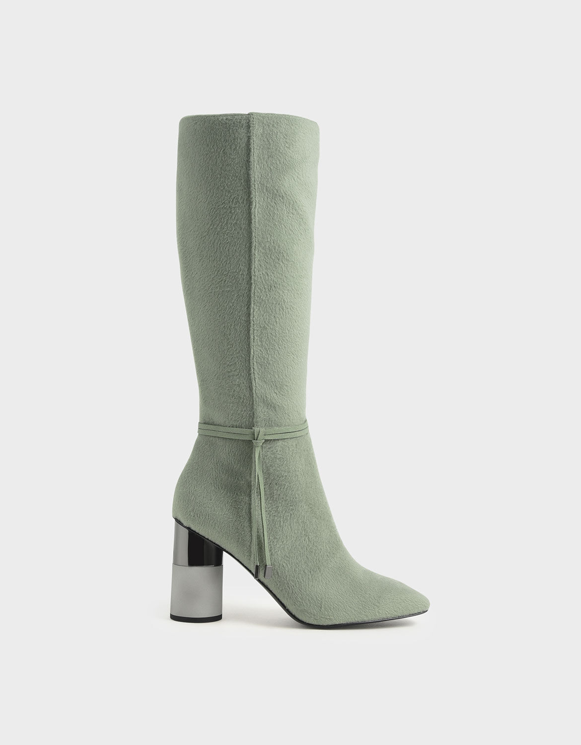 sage green boots