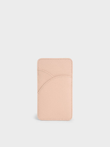 Elongated Card Holder, Pink, hi-res