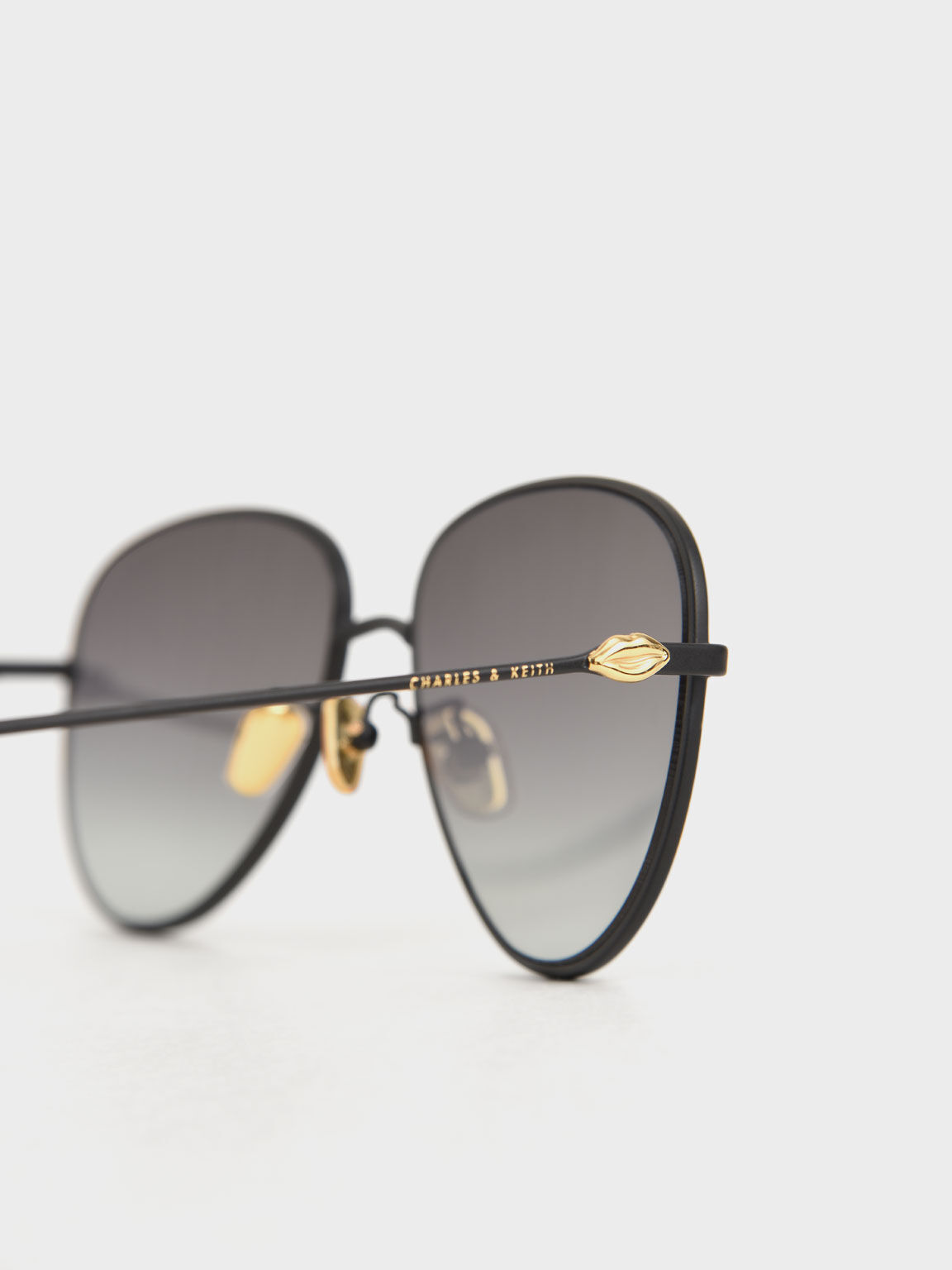 Aviator Sunglasses, Black, hi-res