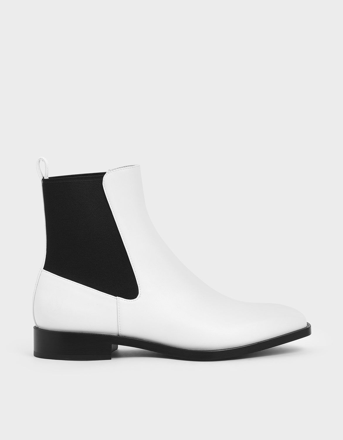 white chelsea boot