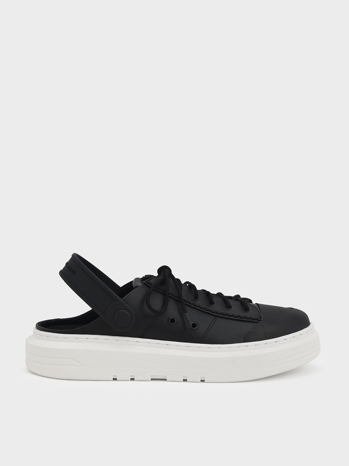Hart Slingback Platform Sneaker Mules, Black, hi-res