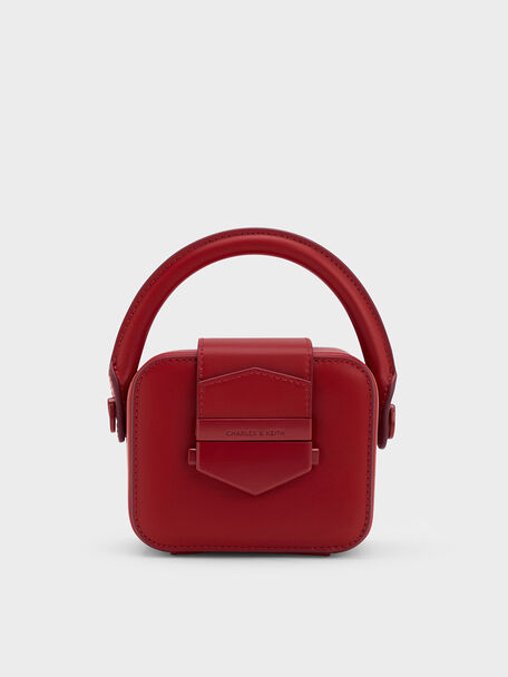 Mini sac à main boxy Vertigo, Rouge, hi-res