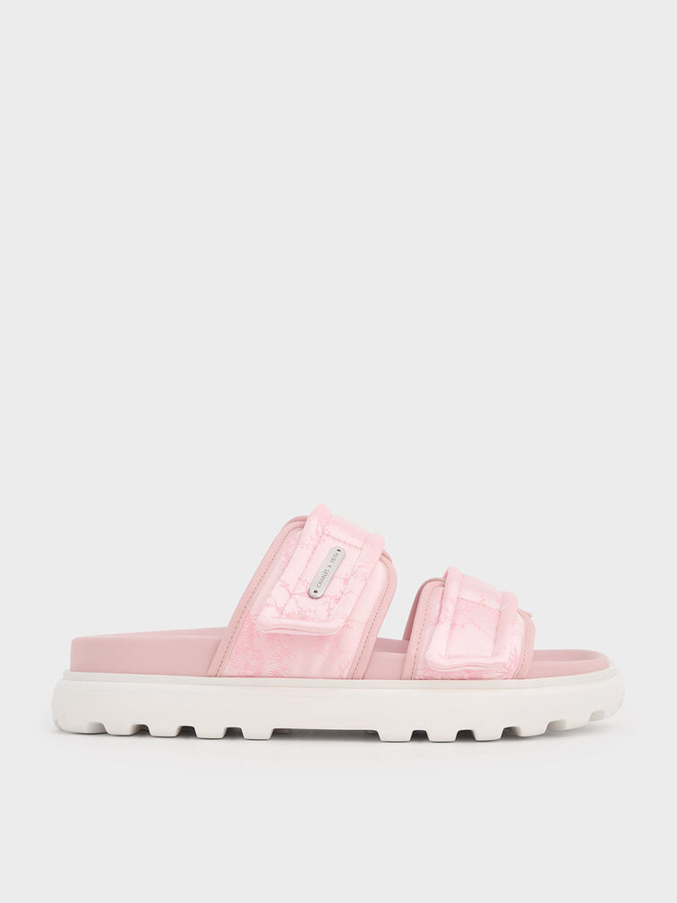 Clementine Recycled Polyester Sports Sandals, Light Pink, hi-res