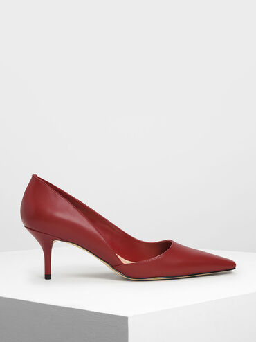 D&apos;Orsay Heels, Red, hi-res