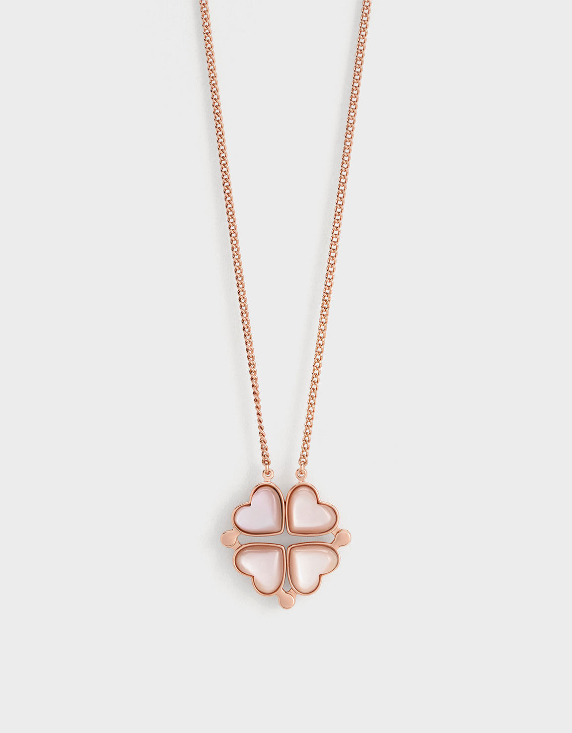 Clover to Hearts pendant necklace – Beylia