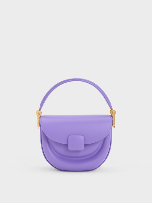 Koa Half-Moon Saddle Bag, Purple, hi-res