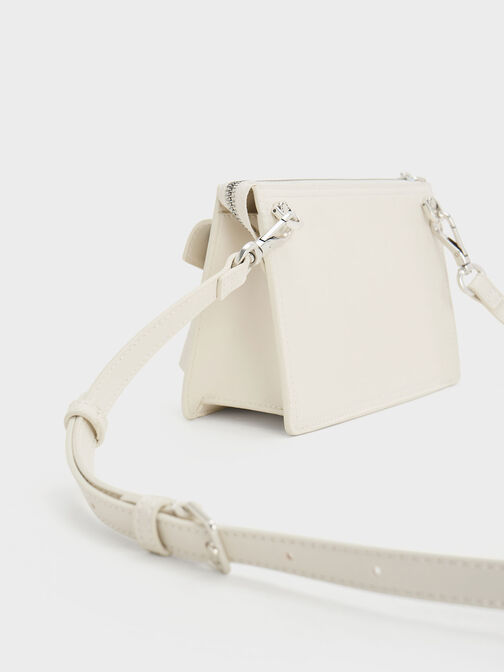 Austen Multi-Pocket Shoulder Bag, Cream, hi-res
