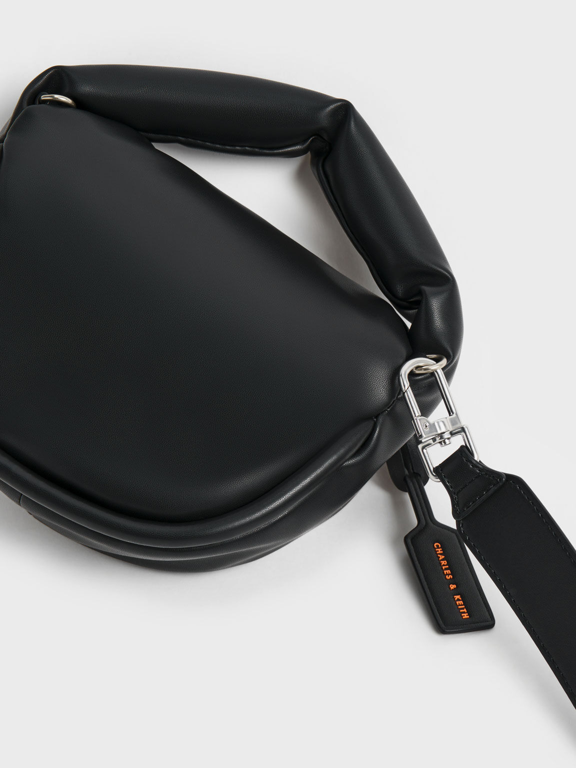 Yama Padded Handle Bag, Black, hi-res