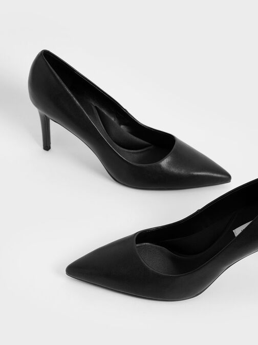 Zapatos de tacón Emmy con punta estrecha, Negro, hi-res