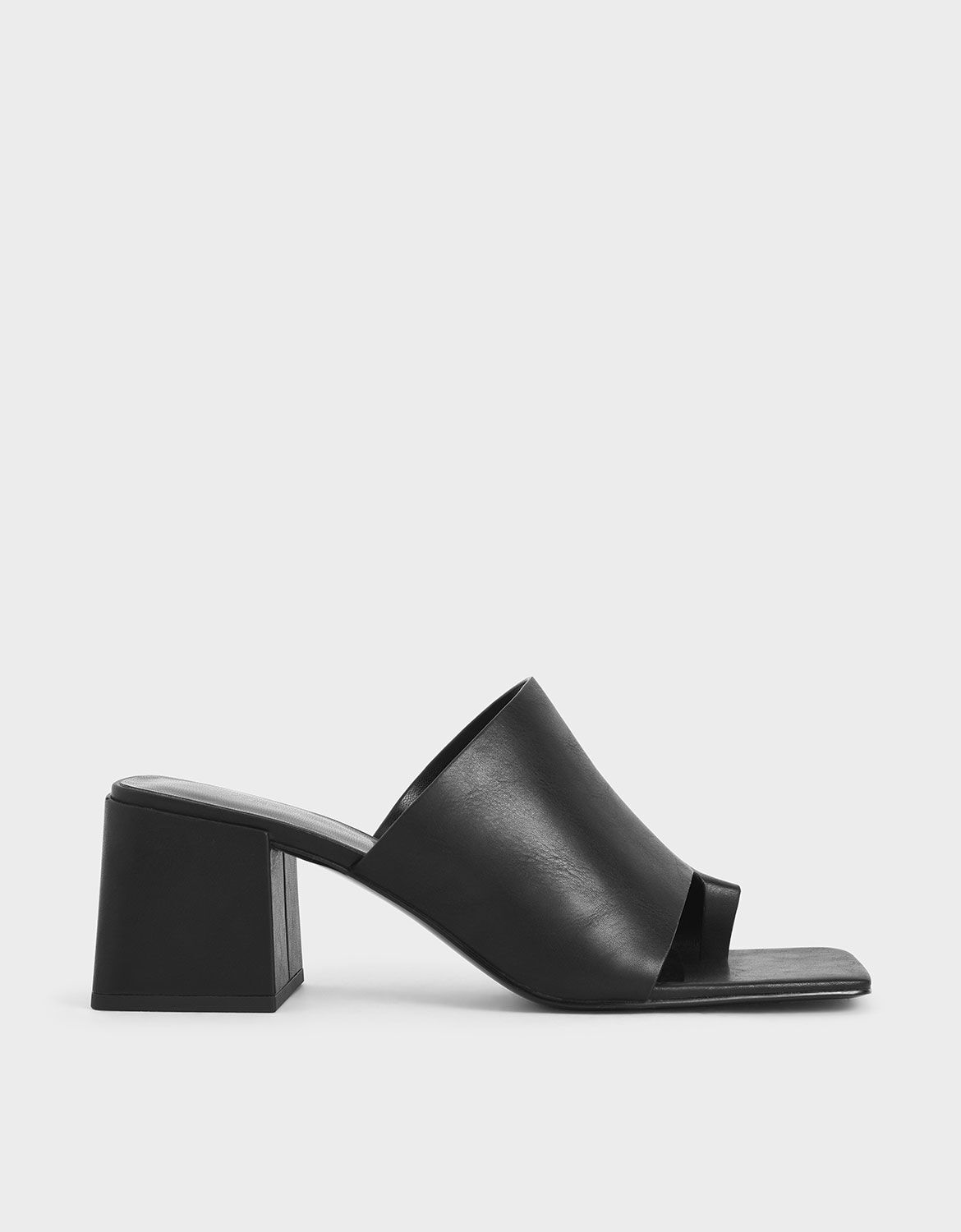 black mules block heel