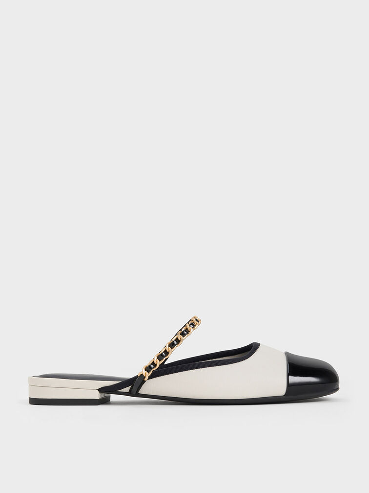 CHANEL, Shoes, Chanel 38 Patent Flat Toe Ring Sandals