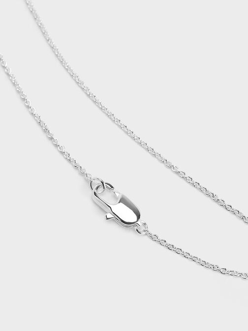 Princess Chain Necklace, Silver, hi-res