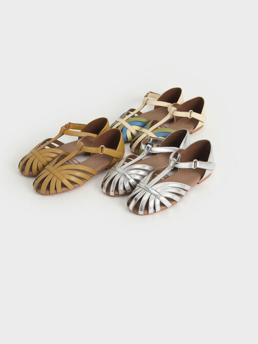 Chaussures Mary Jane avec barre en T - Enfant, Argent, hi-res