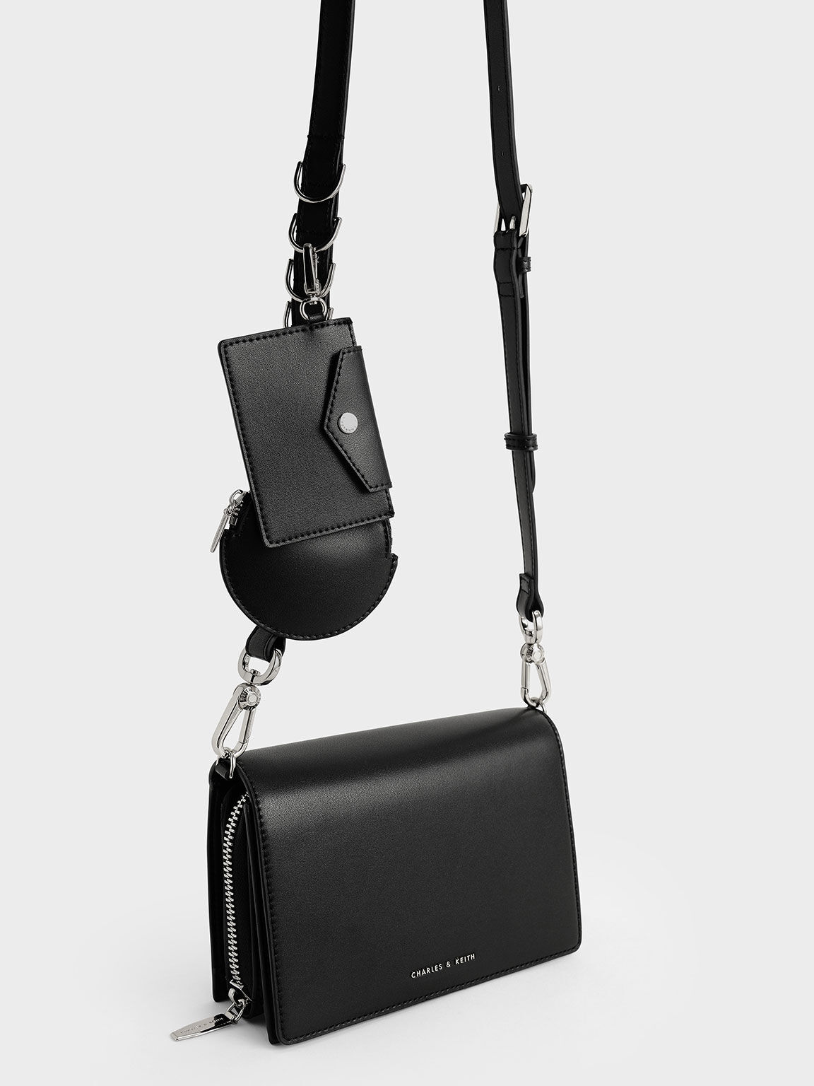 Multi-Pouch Crossbody Bag, Black, hi-res