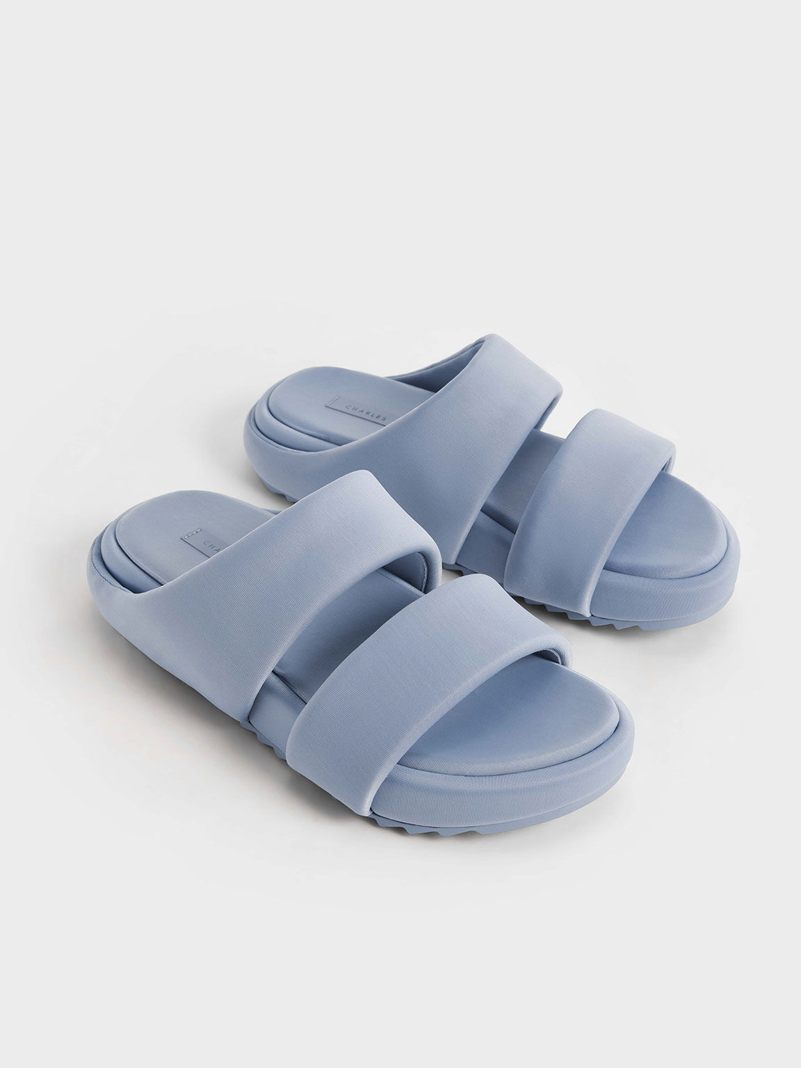 Blue Slide Sandals | Shop Online | CHARLES & KEITH DE