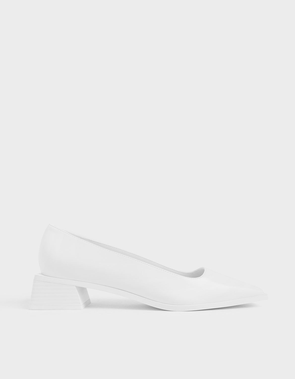 white square heels