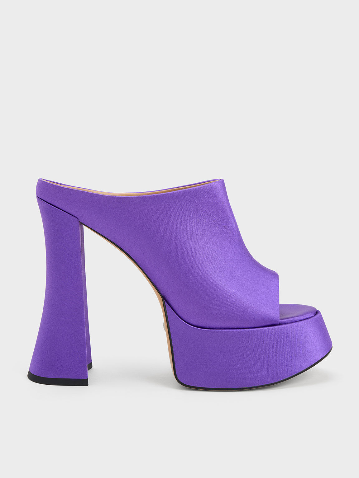 Allegra K Women's Stiletto Heel Lace-up Sandals Purple 6 : Target