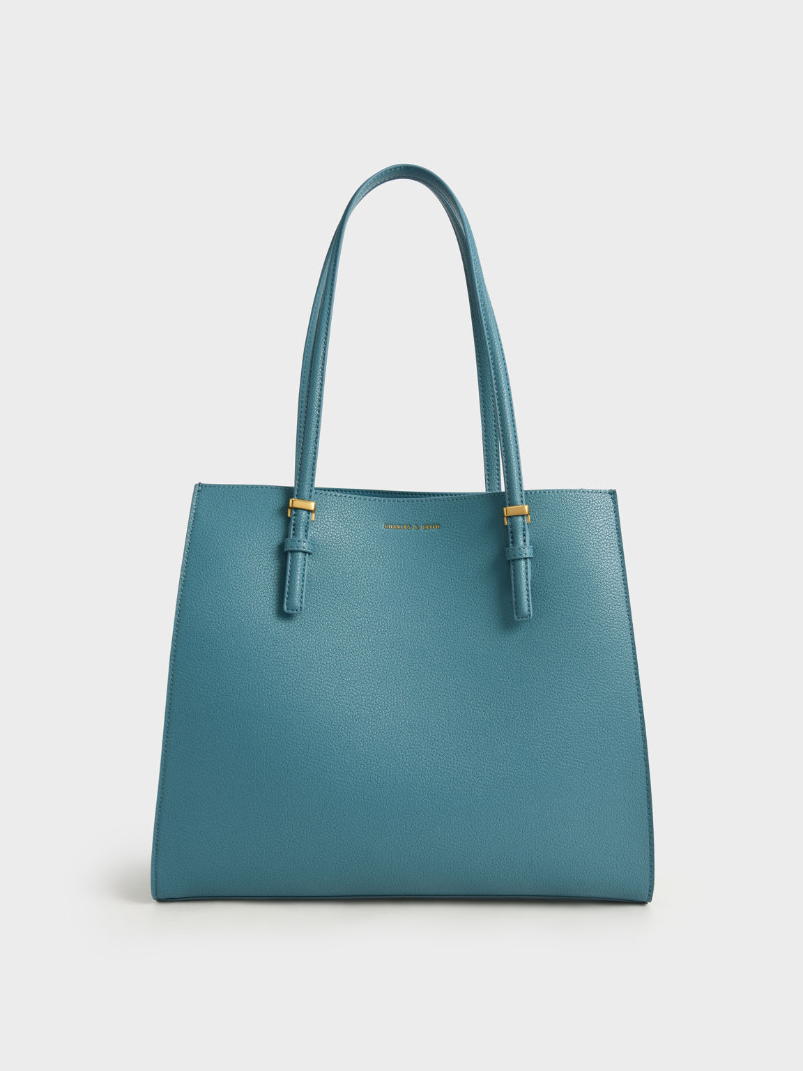 Large Double Handle Tote Bag, Teal, hi-res