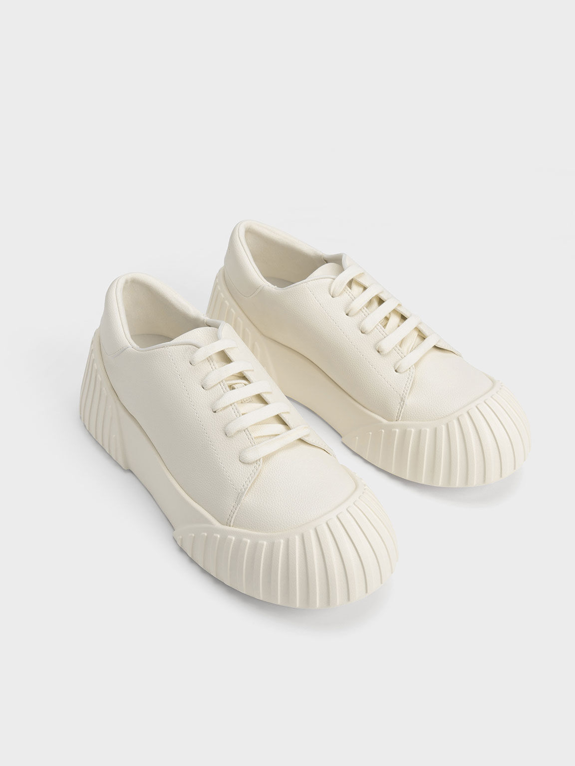 Adrian Chunky Sole Sneakers, Chalk, hi-res