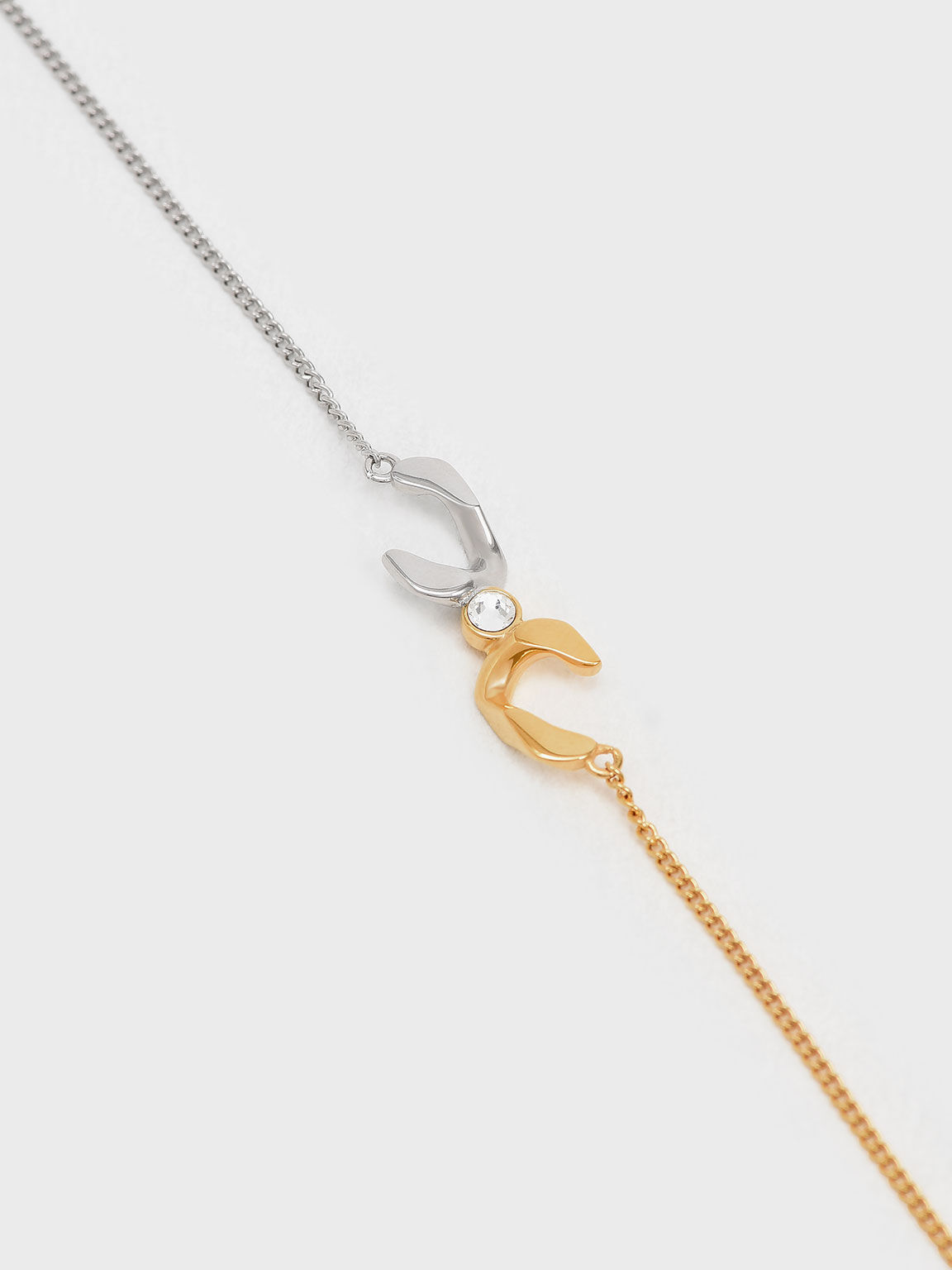 Gem-Embellished Chain Bracelet, Multi, hi-res