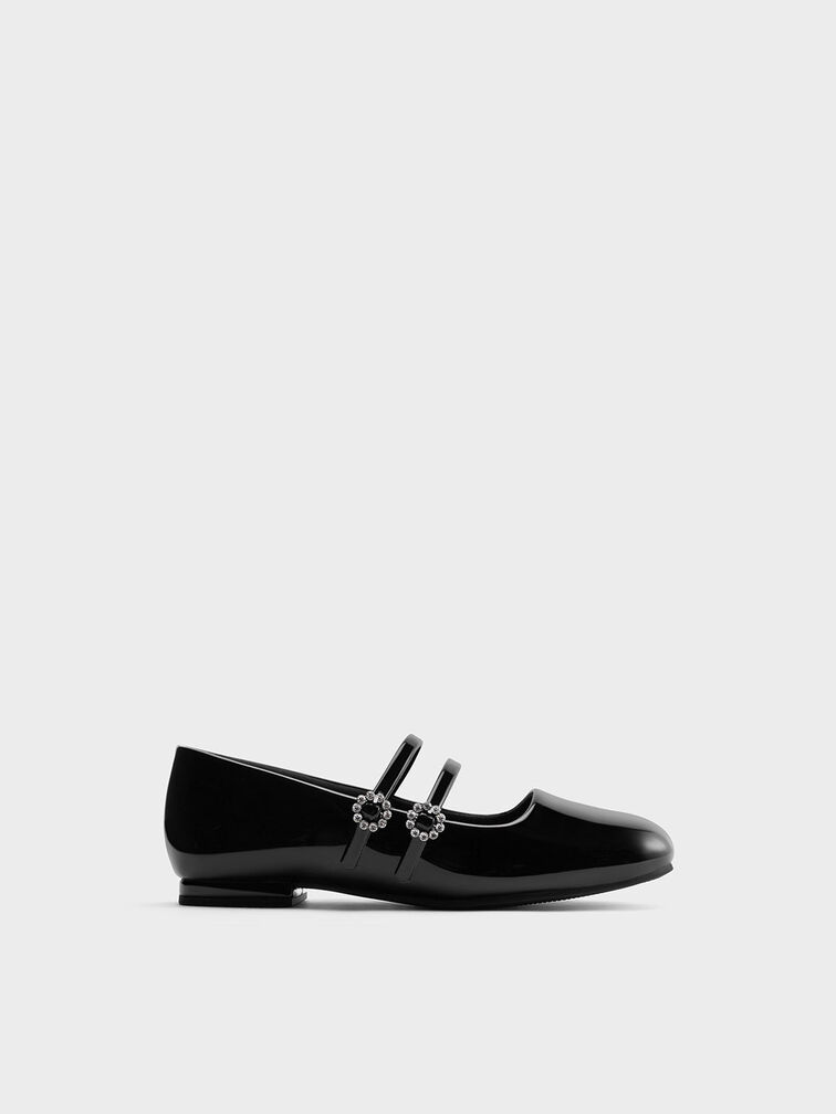 Black Girls' Patent Mary Janes - CHARLES & KEITH SK