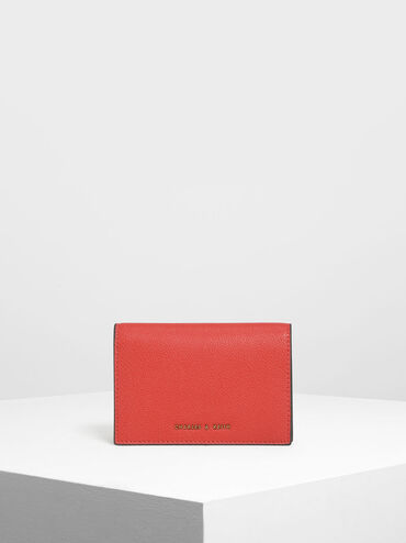 Classic Fold Wallet, Red, hi-res
