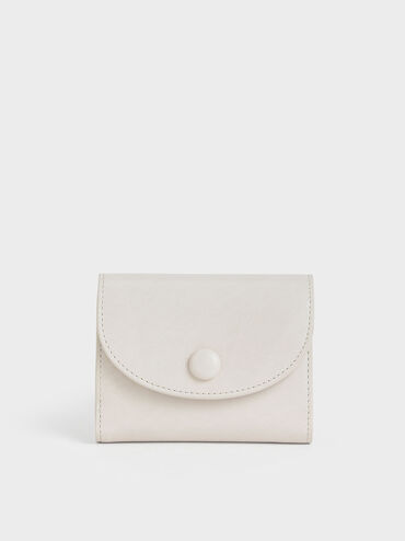 Willow Front Flap Mini Wallet, Light Grey, hi-res