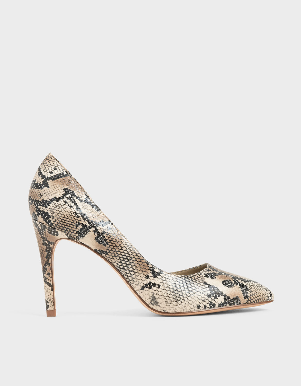 snake print heels
