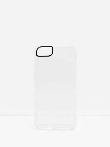 Metallic iPhone Case, White, hi-res