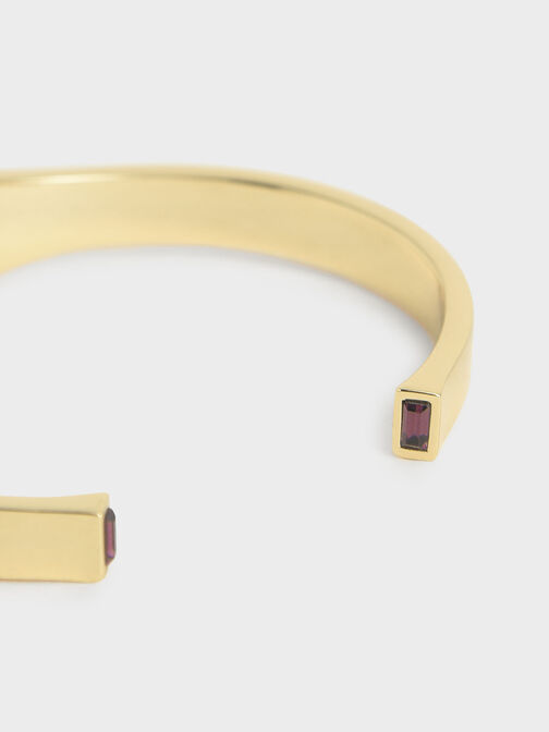 Swarovski® Crystal Cuff Bracelet, Dorado, hi-res