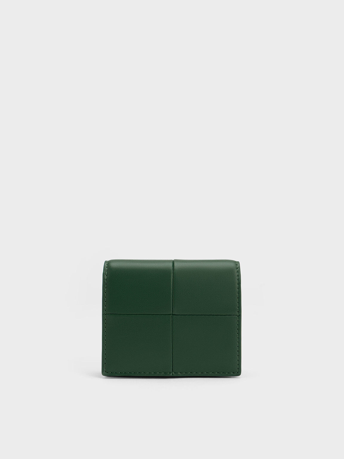 Georgette Small Wallet, Dark Green, hi-res