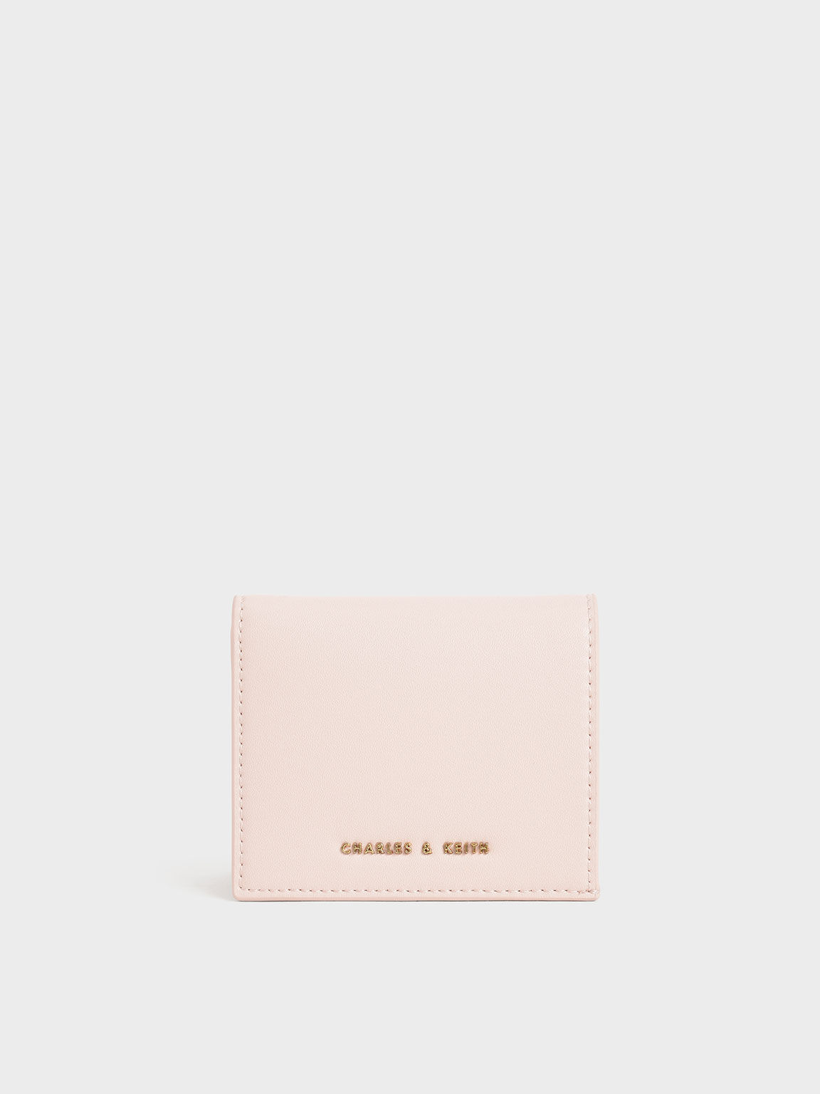 Light Pink Zip Around Short Wallet - CHARLES & KEITH MT