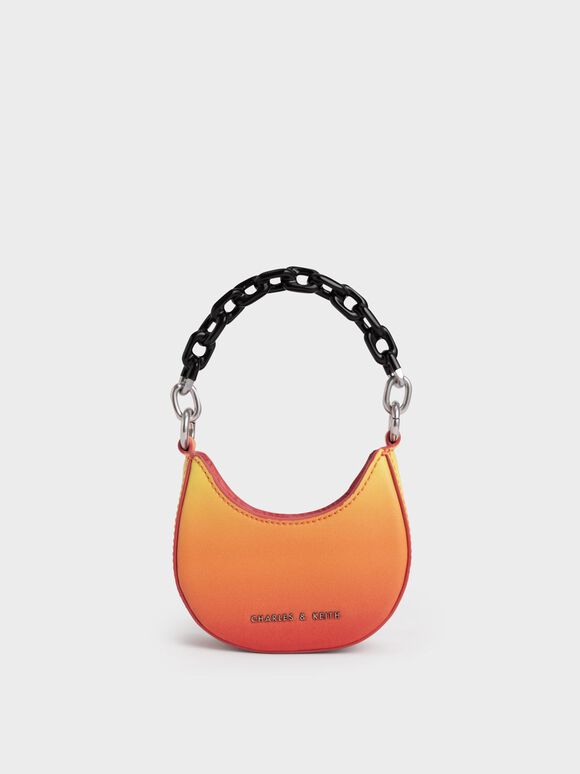Koi Chain Handle Ombre Mini Bag, Sunset, hi-res