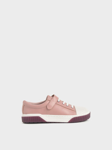 Girls' Platform Sneakers, Pink, hi-res