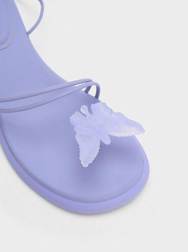 Sandalias con lazo de mariposa, Lila, hi-res