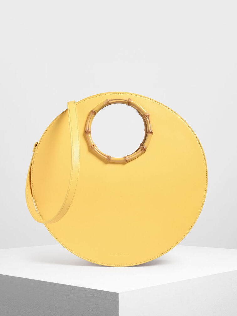 Circular Bag, Yellow, hi-res