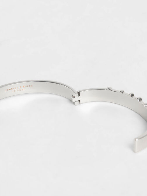 Swarovski� Crystal Studded Bracelet, Silver, hi-res
