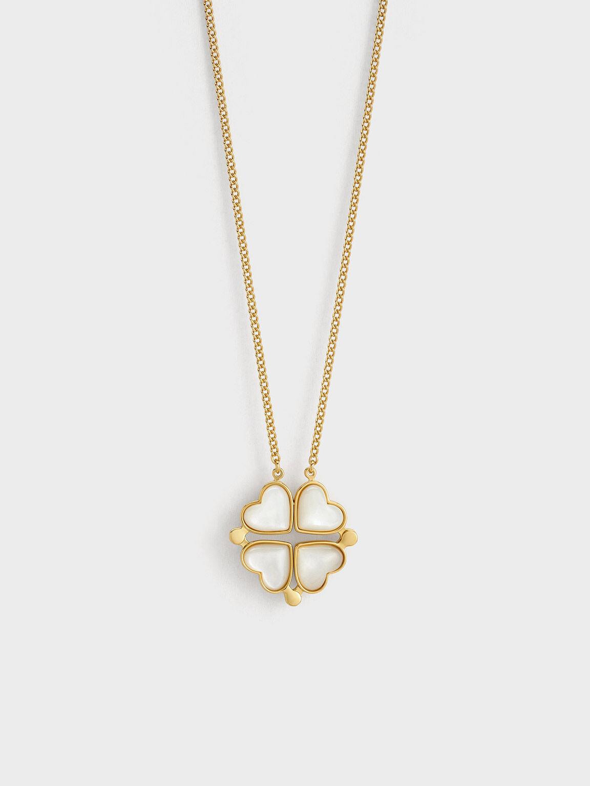 Buy Good Luck Clover Rose Gold Plated Sterling Silver Pendant Chain Necklace  by Mannash™ Jewellery