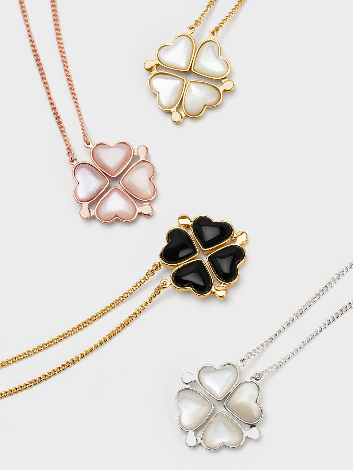 Foldable Clover Heart Necklace – Montara World