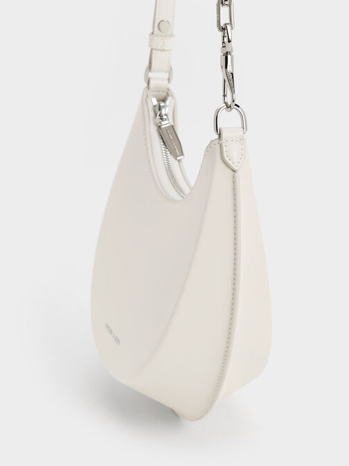 Olivia Moon Bag, Cream, hi-res