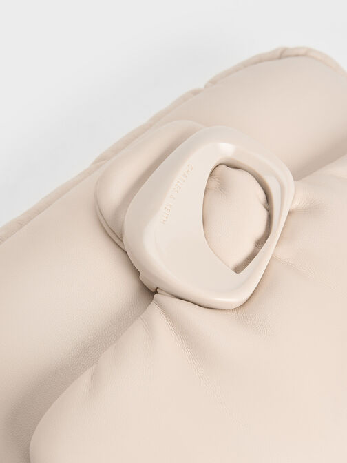 Moore Padded Shoulder Bag, Ivory, hi-res