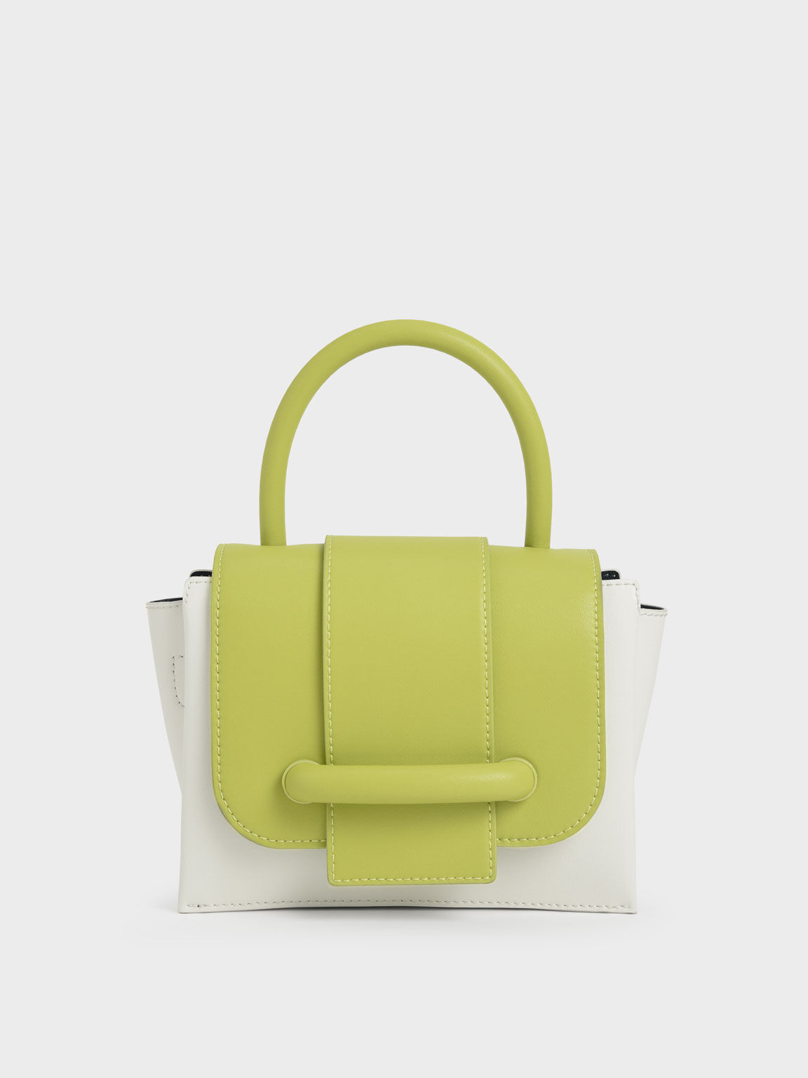 Chain Strap Mini Bag, Lime, hi-res