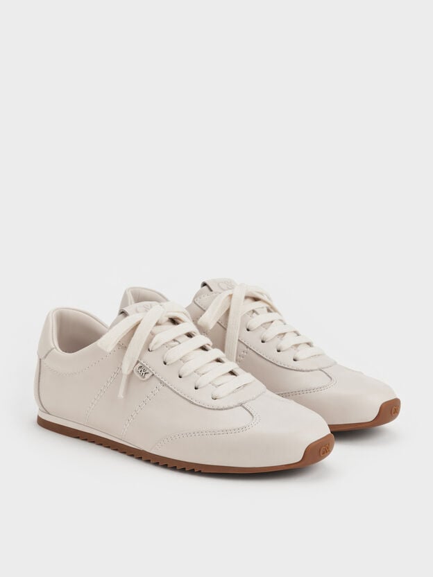 Jace Sneakers aus Leder, Kreidewei&szlig;, hi-res