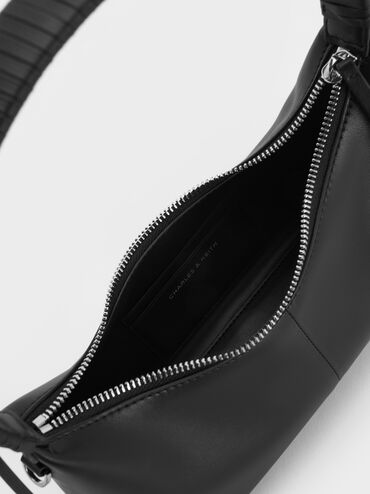 Simone Shoulder Bag, Noir, hi-res