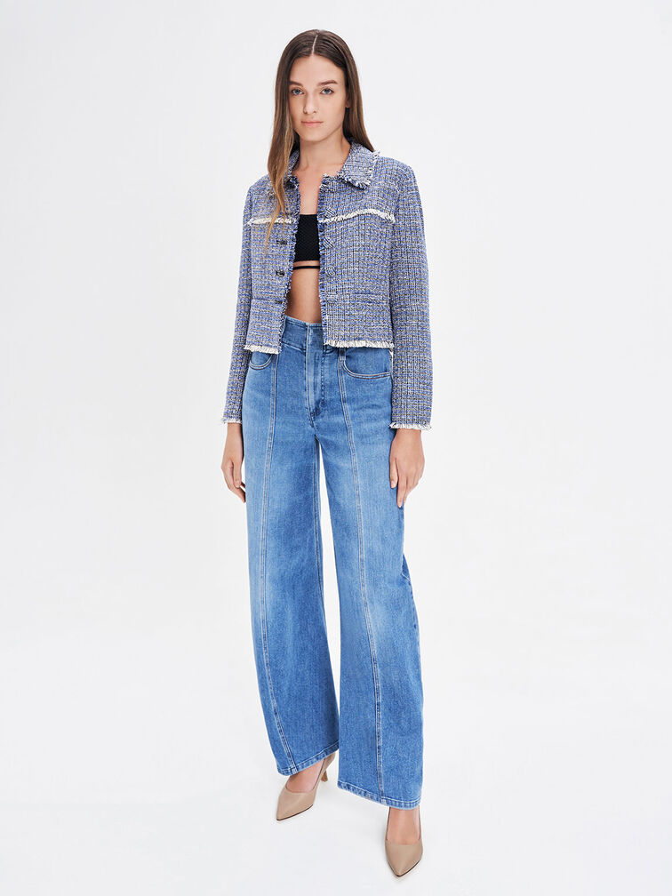 Escarpins à talon de chaton et bout pointu Emmy, Neutre, hi-res