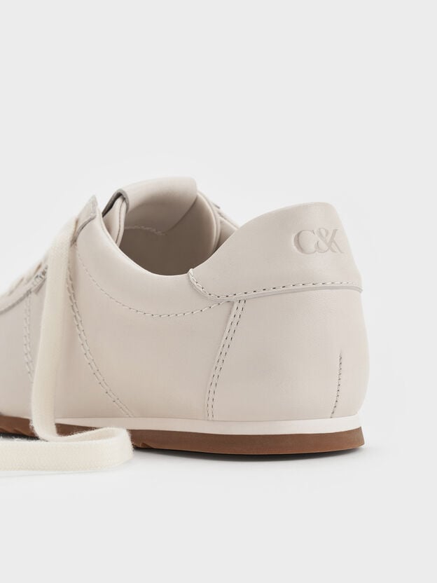 Jace Sneakers aus Leder, Kreidewei&szlig;, hi-res