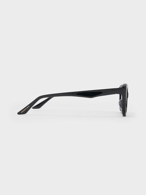 Maeva Cat-Eye Sunglasses, Black, hi-res