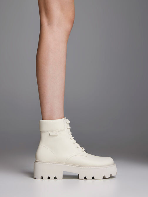 Botas Ripley com sola estriada, Giz, hi-res