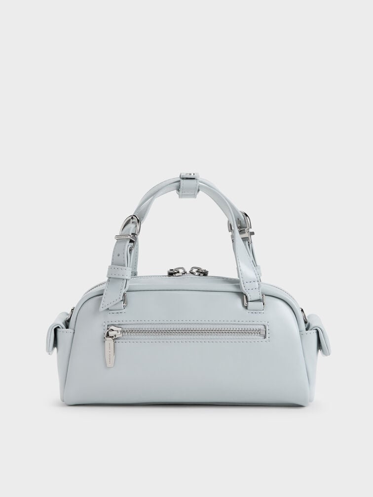 Sac bowling multi-poches Rachel, bleu layette, hi-res