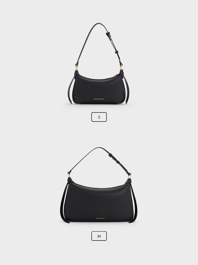 Calla Schultertasche, Schwarz, hi-res